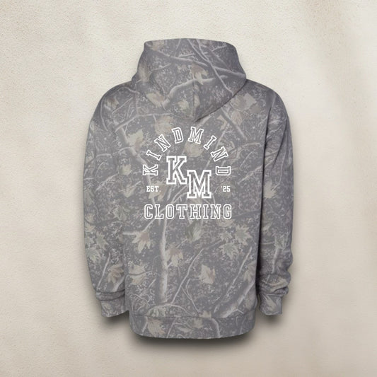 Kind Mind Deadwood Tree Camo Heavyweight Fleece Hoodie