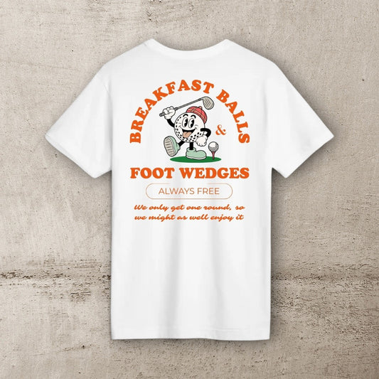 KMGC Breakfast Balls & Foot Wedges - Midweight Supima Short Sleeved Shirt