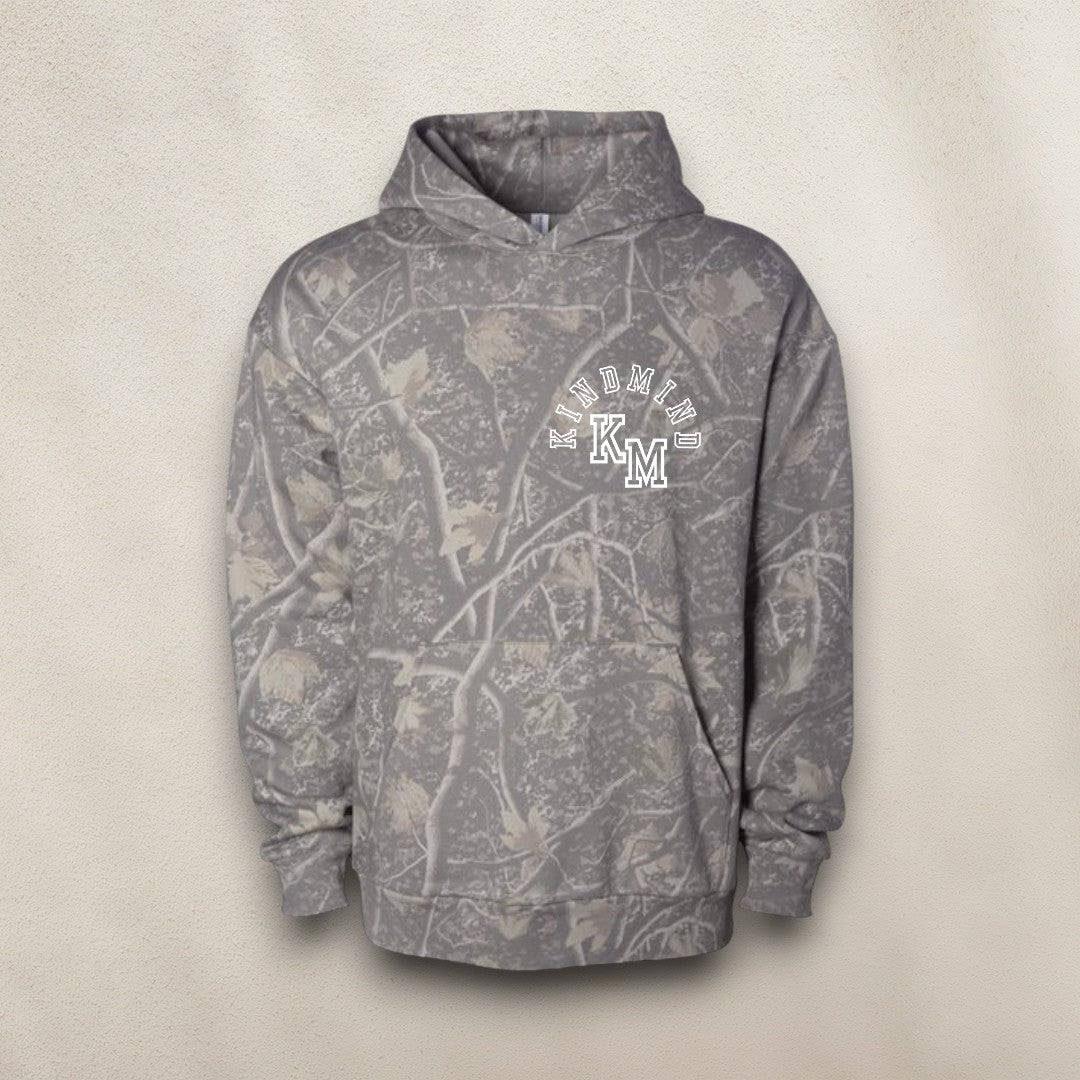 Kind Mind Deadwood Tree Camo Heavyweight Fleece Hoodie
